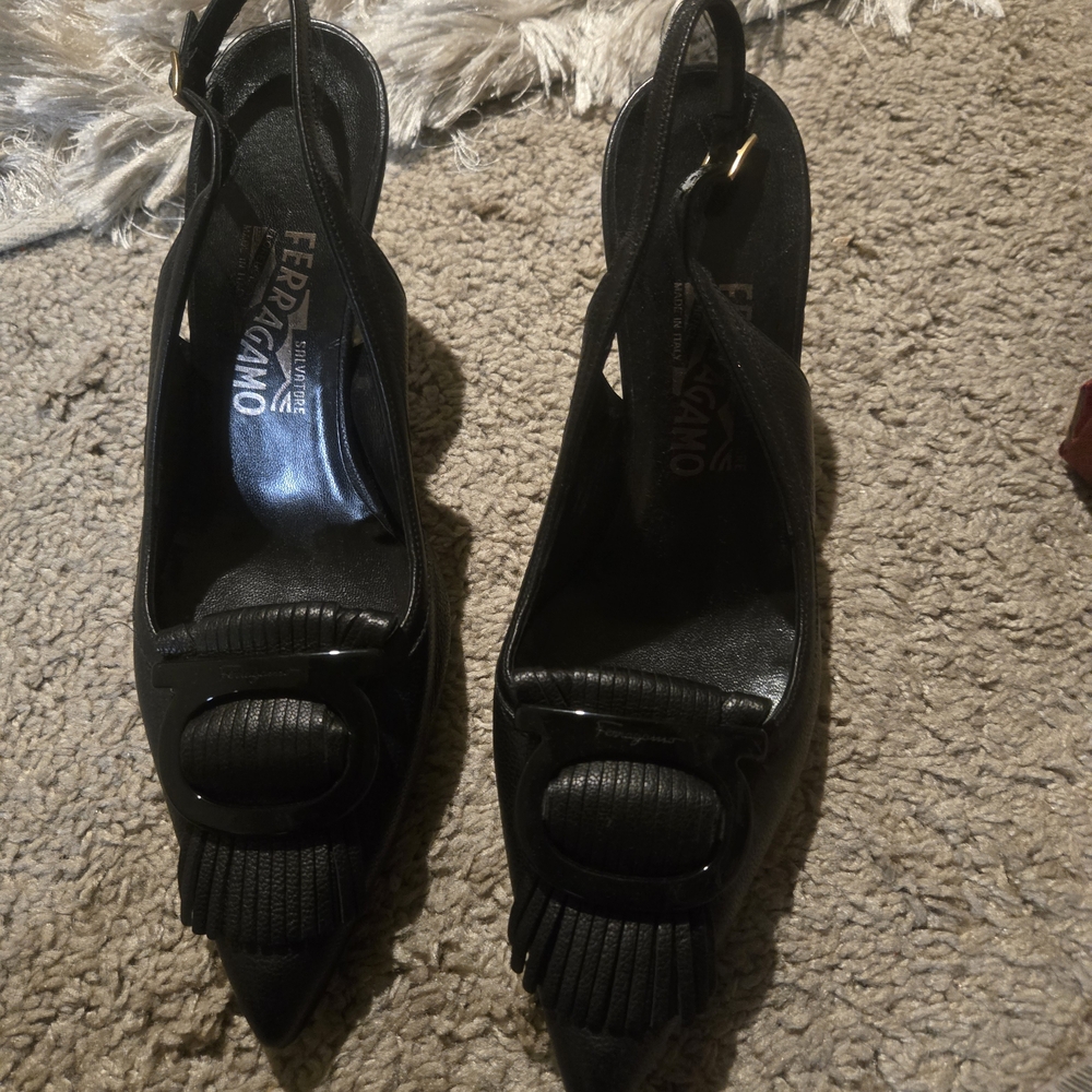 Salvatore Ferragamo Black Women's Shoes